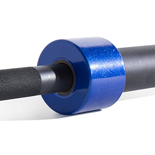 CAP Custom Olympic Bar, 2-Inch, 1000-Pound Capacity, 7-Feet, Blue Flame