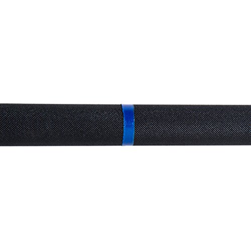 CAP Custom Olympic Bar, 2-Inch, 1000-Pound Capacity, 7-Feet, Blue Flame