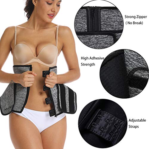 HOPLYNN Neoprene Sweat Waist Trainer Corset Trimmer Belt for Women Weight Loss, Waist Cincher Shaper Slimmer XX-Large