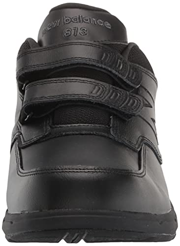 New Balance Men's 813 V1 Hook and Loop Walking Shoe, Black, 11