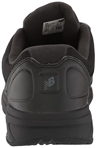 New Balance Men's 813 V1 Hook and Loop Walking Shoe, Black, 11