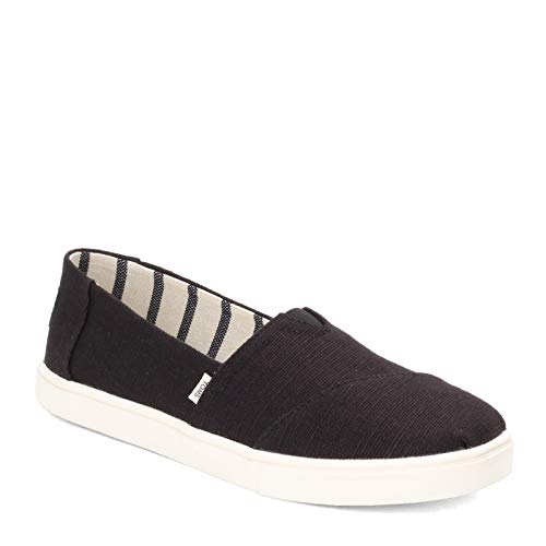 TOMS Women's Sneaker, Black, 11