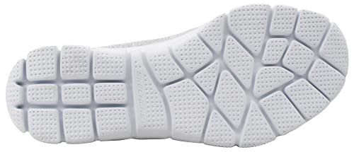 Skechers Women's Sport Empire - Rock Around Relaxed Fit Fashion Sneaker, Grey Mint, 8 B(M) US