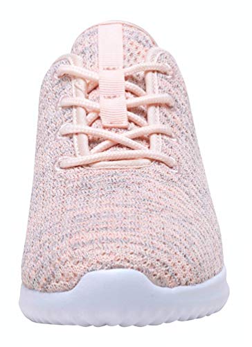 YILAN Women's Fashion Sneakers Breathable Sport Shoes (9 B(M) US, Peach)