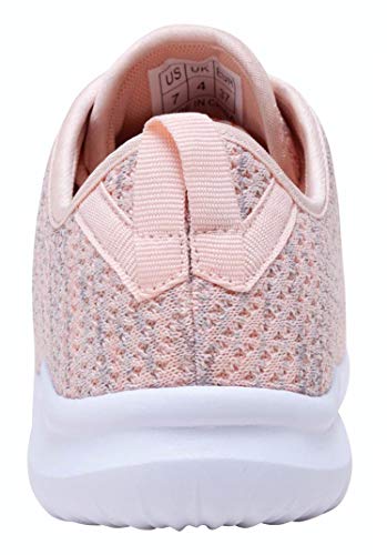 YILAN Women's Fashion Sneakers Breathable Sport Shoes (9 B(M) US, Peach)