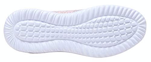 YILAN Women's Fashion Sneakers Breathable Sport Shoes (9 B(M) US, Peach)