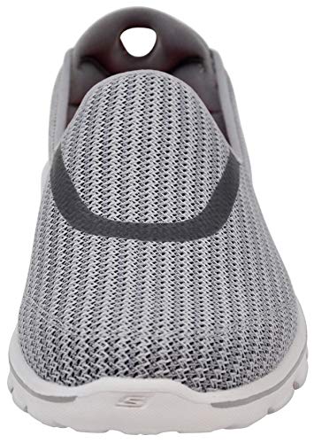 Skechers Performance Women's Go Walk 3 Slip-On Walking Shoe, Grey, 8 M US