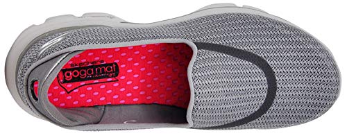 Skechers Performance Women's Go Walk 3 Slip-On Walking Shoe, Grey, 8 M US