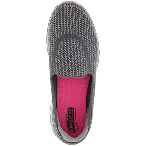 Skechers Performance Women's Go Walk 3 Slip-On Walking Shoe, Charcoal, 8 M US