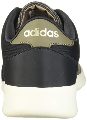 adidas Women's CloudfoamQT Racer Xpressive-Contemporary CloudfoamRunning Sneakers Shoes, carbon/carbon/trace cargo, 8.5 M US