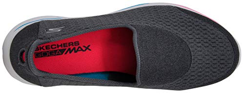 Skechers Performance Women's Go Walk 4 Pursuit Charcoal/Multi Walking Shoe 9 M US