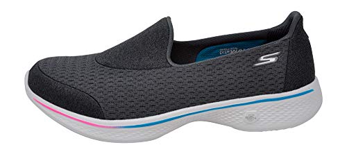 Skechers Performance Women's Go Walk 4 Pursuit Charcoal/Multi Walking Shoe 9 M US