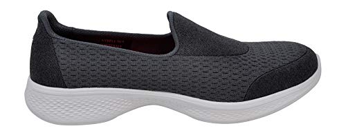 Skechers Performance Women's Go Walk 4 Pursuit Charcoal/Multi Walking Shoe 8.5 M US
