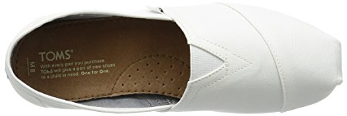 TOMS Alpargata Slip On Plimsolls White - White - 10