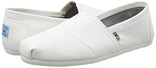 TOMS Alpargata Slip On Plimsolls White - White - 10