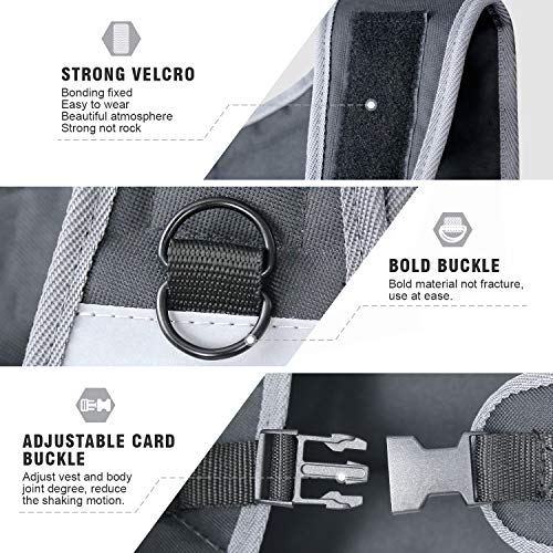 Strength sport systems Weight Vest (Short) - Premium Quality - Best for Cross fit Training - Running - Jogging - Fully Adjustable (S pro Weight Vest) (Pro-X Black, 12lbs)