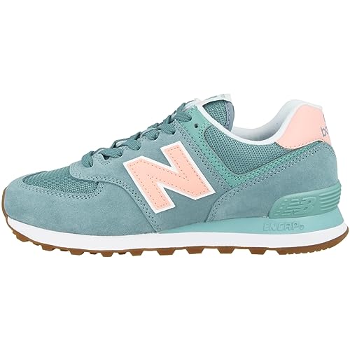 New Balance Women's 574 V2 Summer Sneaker, Smoke Blue, 5 W US