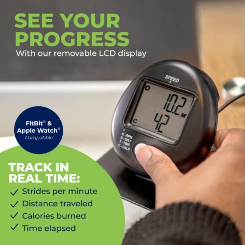 DeskCycle Desk Exercise Bike Pedal Exerciser, White