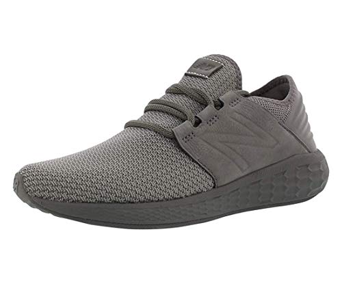 New Balance Men's Fresh Foam Cruz v2 Nubuck, Size: 9 Width: 2E Color: Castlerock/Team Away Grey