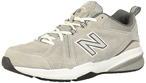 New Balance Men's 608 V5 Casual Comfort Cross Trainer, Team Away Grey/Castlerock, 8.5 Wide