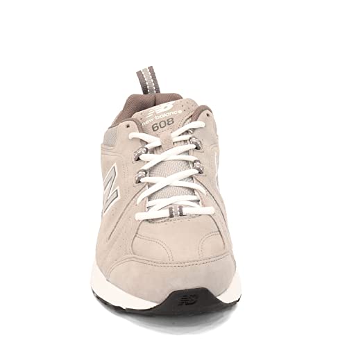 New Balance Men's 608 V5 Casual Comfort Cross Trainer, Team Away Grey/Castlerock, 8.5 Wide