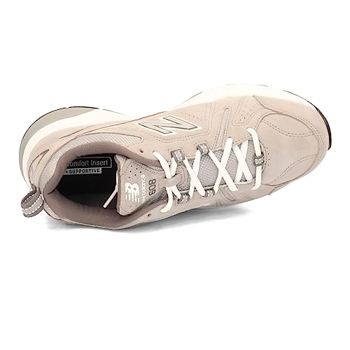 New Balance Men's 608 V5 Casual Comfort Cross Trainer, Team Away Grey/Castlerock, 8.5 Wide