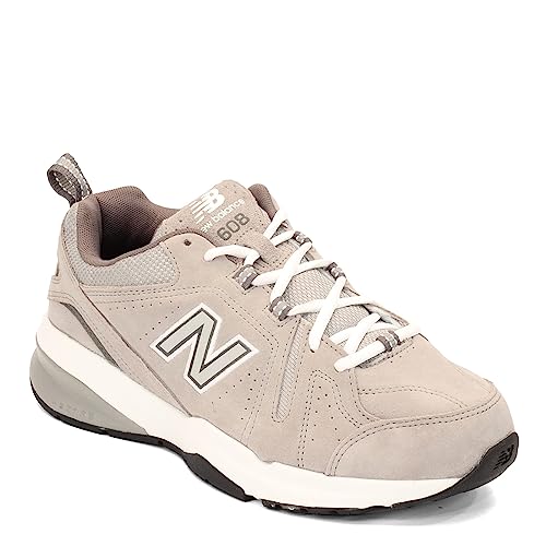 New Balance Men's 608 V5 Casual Comfort Cross Trainer, Team Away Grey/Castlerock, 9.5
