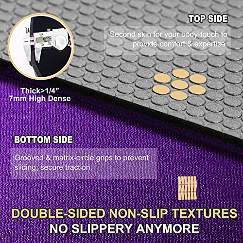 Extra Wide Non-Slip Exercise Mat for Weight Loss