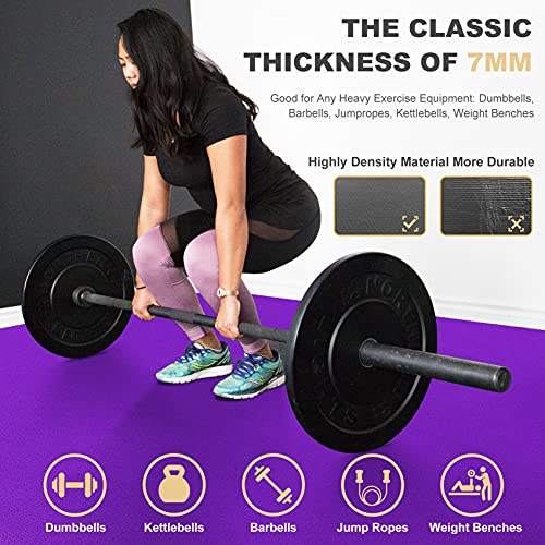 Extra Wide Non-Slip Exercise Mat for Weight Loss