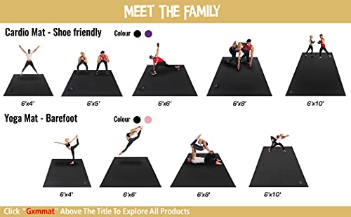 Extra Wide Non-Slip Exercise Mat for Weight Loss