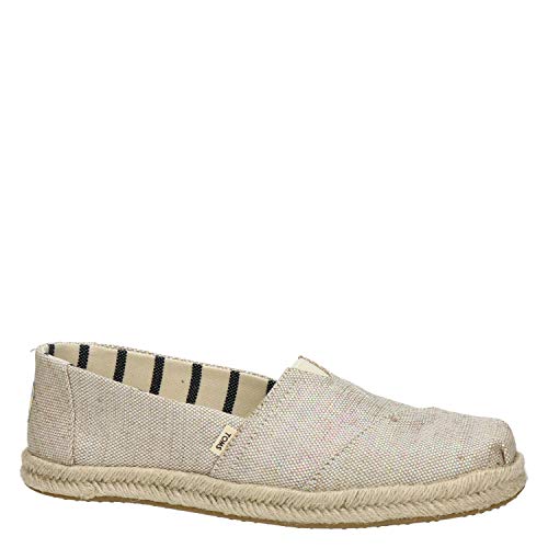 TOMS Womens Alpargata Rope Oxford, Natural, 8.5