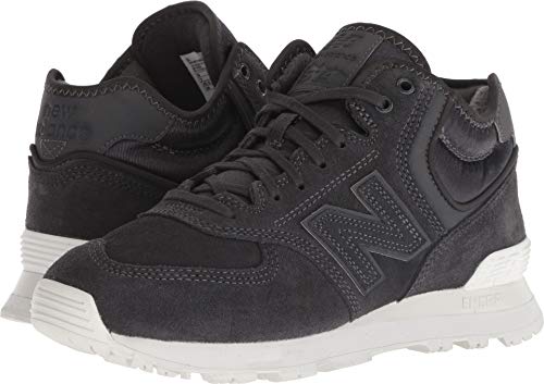 New Balance Women's 574 V1 Mid Sneaker, Phantom/Phantom, 9 Wide