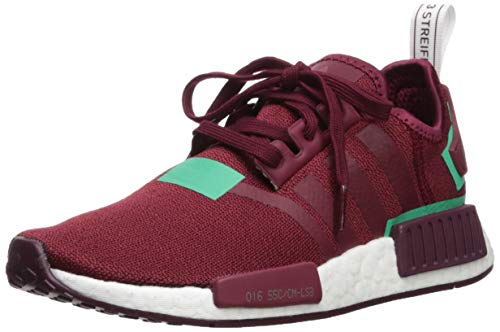adidas Originals womens Nmd_r1 Running Shoe, Collegiate Burgundy/Collegiate Burgundy/Green, 6.5 US