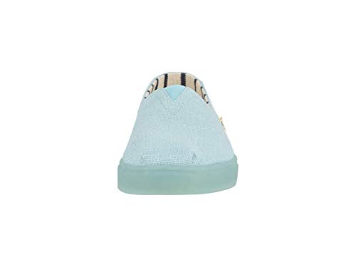 TOMS Women's Alpargata Espadrille, Size: 6.5 B(M) US, Color: Turquoise Heritage C