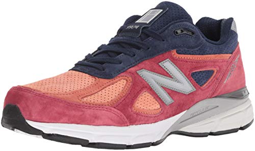 New Balance Men's 990v4 Sneaker, Orange, 10.5 D US