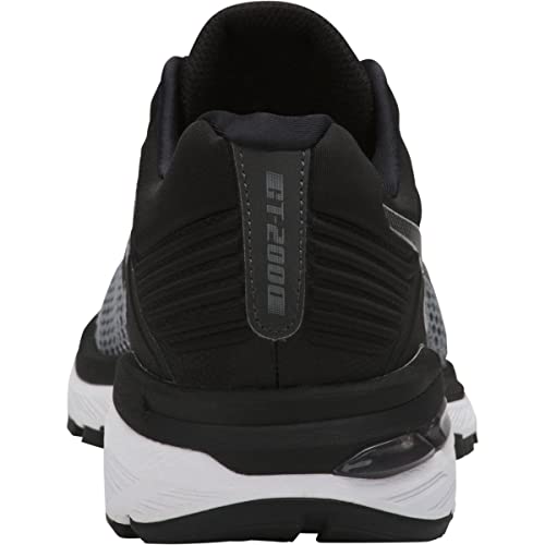 ASICS Men's GT-2000 6 Running Shoes, 9, Stone Grey/Black/White