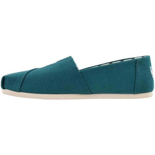 TOMS Women's Alpargata Espadrilles Harbor Blue Heritage Canvas 7