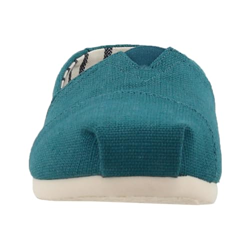 TOMS Women's Alpargata Espadrilles Harbor Blue Heritage Canvas 7