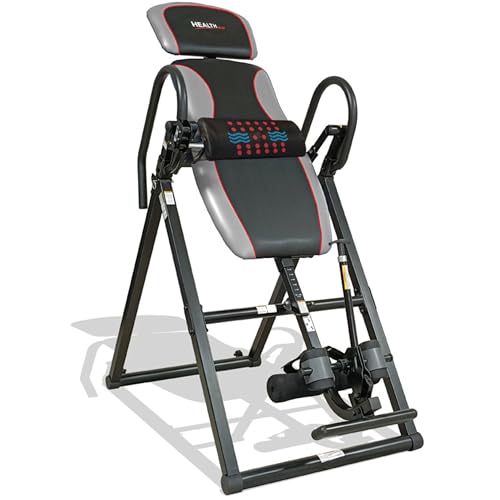 Health Gear ITM4.5 Adjustable Heat & Massage Inversion Table - Heavy Duty up to 300 lbs.