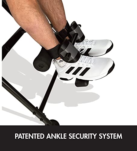 Health Gear ITM4.5 Adjustable Heat & Massage Inversion Table - Heavy Duty up to 300 lbs.