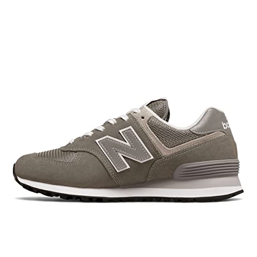 New Balance Women's 574 V2 Evergreen Sneaker, Grey/White, 11.5