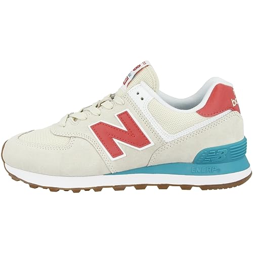 New Balance Women's 574 V2 Summer Sneaker, Alabaster, 11.5 B US