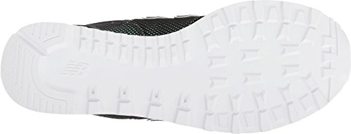 New Balance Women's 574 V2 Mermaid Sneaker, Black/White, 11.5
