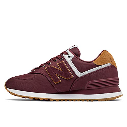 New Balance Women's 574 V2 Back Pack Sneaker, Nb Burgundy/White, 11.5 W US
