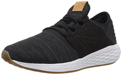 New Balance Women's Fresh Foam Cruz V2 Sneaker, Black/Magnet/White, 9 D US
