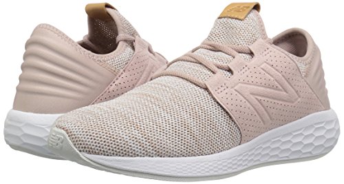 New Balance Women's Fresh Foam Cruz V2 Sneaker, Charm/White, 9.5 D US