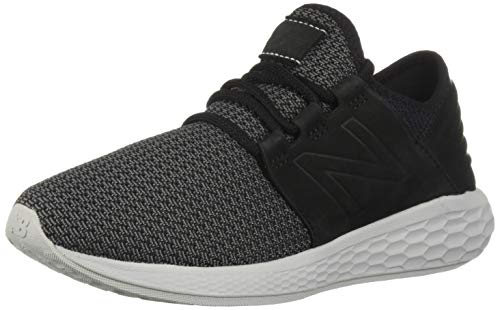 New Balance Men's Fresh Foam Cruz V2 Sneaker, Black/Castlerock/Nubuck, 11 D US