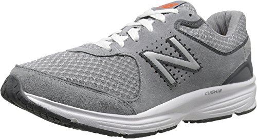 New Balance Men's 411 V2 Lace-Up Walking Shoe, Grey, 11 XW US