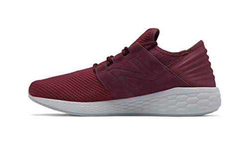 New Balance Men's Fresh Foam Cruz V2 Sneaker, Nubuck Burgundy/Nubuck Scarlet/Nubuck, 15 D US