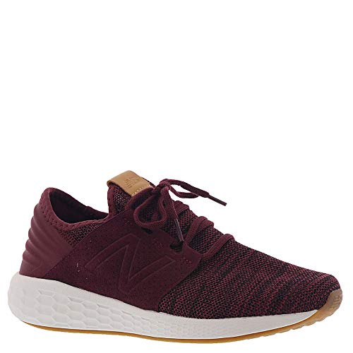 New Balance Men's Fresh Foam Cruz V2 Sneaker, Nubuck Burgundy, 15 2E US
